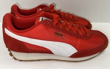 Puma Easy Rider Vintage Mens Sz 8 Shoes 39902801 Red Suede EU 40.5