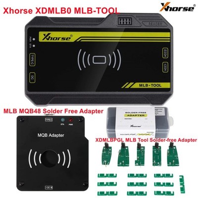 Xhorse XDMLB0 MLB-TOOL + MQB48 Solder Free Adapter + MLB Solder-free Adapter
