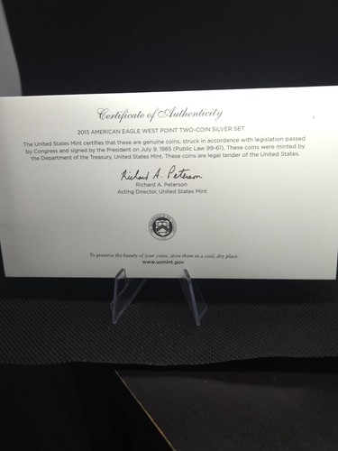 2012 W American Silver Eagle PF 70 & SP70 25th Anniv. Black Retro Label SET - Picture 12 of 14