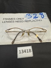 CAZAL Eyeglasses Mod.414 Col.855 Gold Brown Frame Women Germany 50 18 135