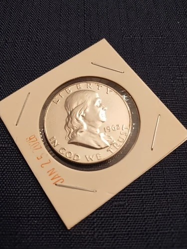 ⚡️⚡️1962 PROOF Franklin Half Dollar - BU Condition ⭐SILVER COIN
