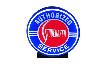 Lighted Vintage Inspired Studebaker Sign   Approx. 9'' Wide   Vintage Style