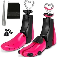 2X Shoe Stretcher Men Women, Adjustable Boot Width & Length Stretcher Expander