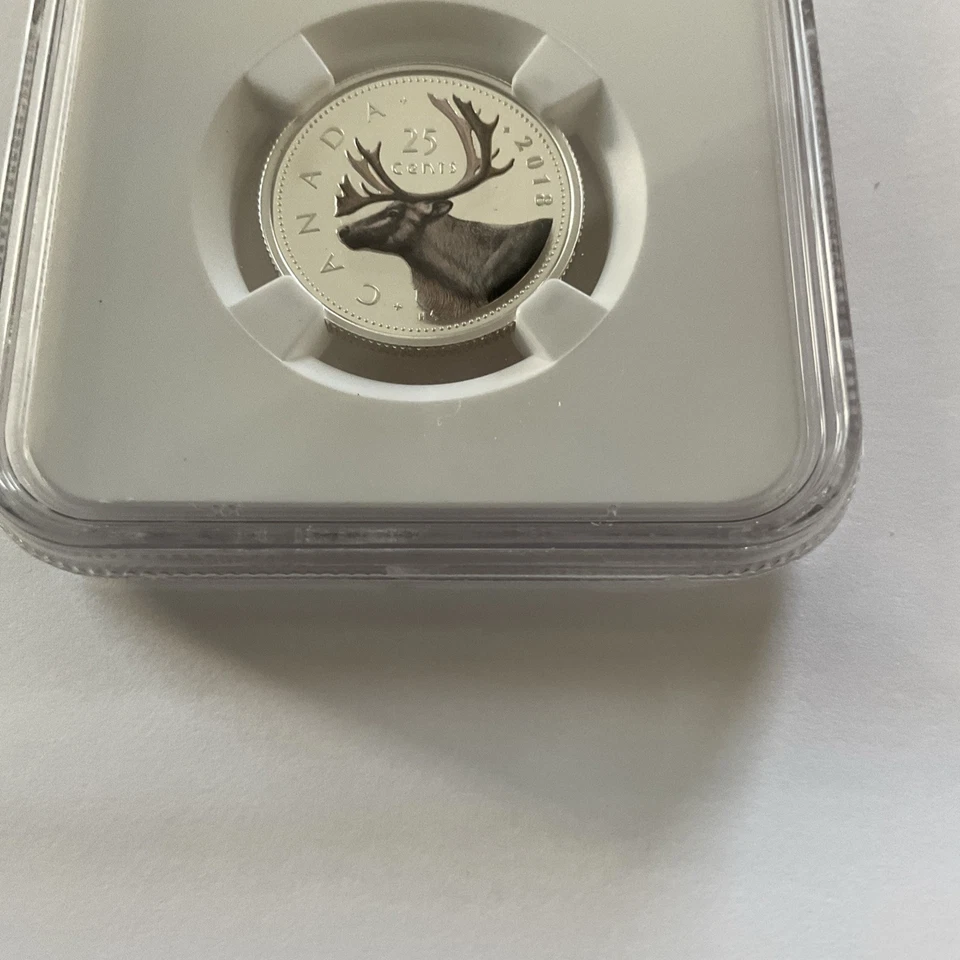 NGC 2018 CANADA S25C CARIBOU COLORIZED-FIRST RELEASES PF70 ULTRA CAMEO - Image 2 of 4