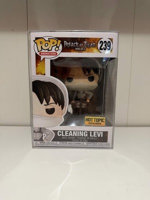 Funko Pop! Attack On Titan Cleaning Levi #239 Hot Topic Exclusive