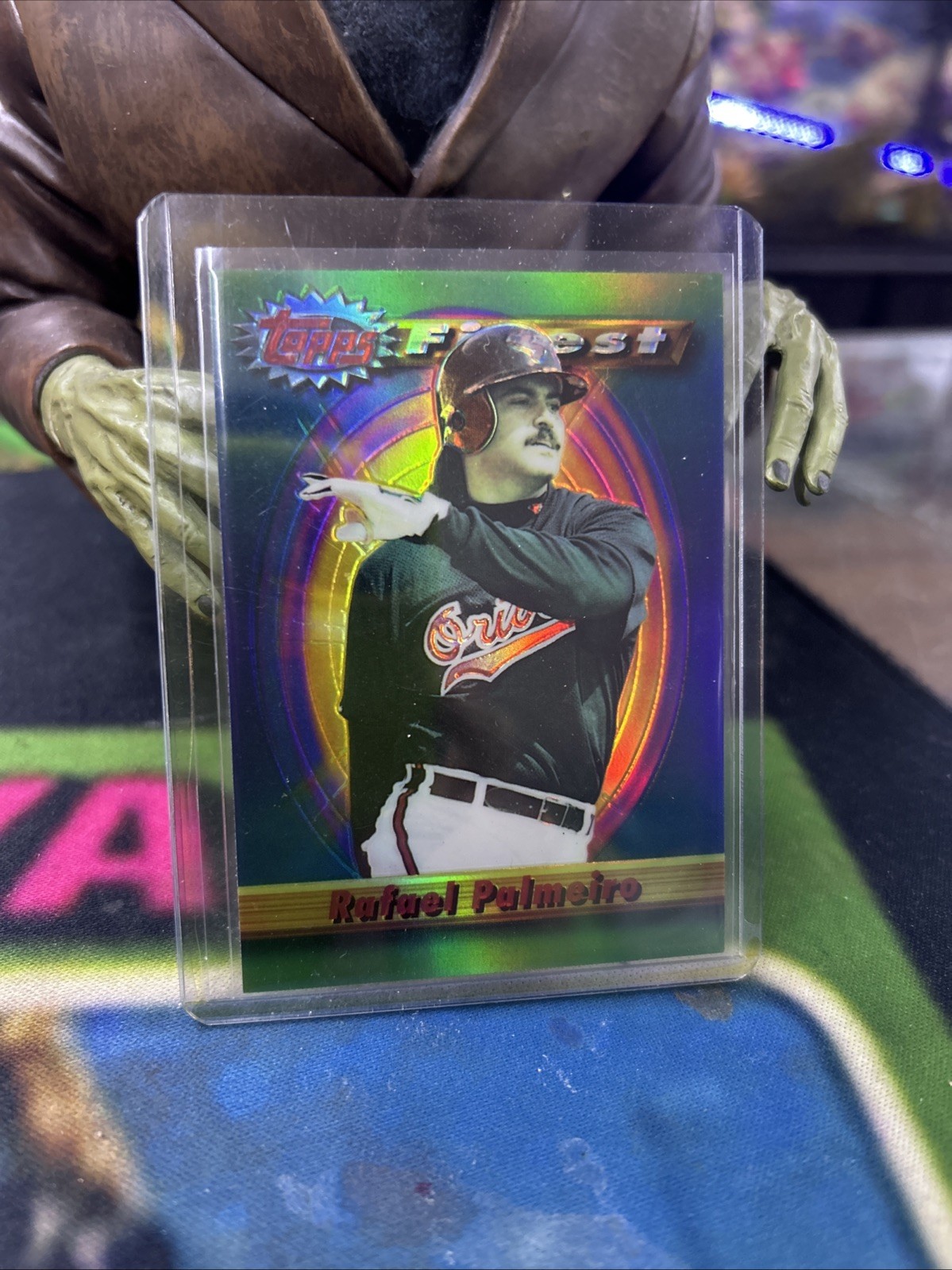 1994 Topps Finest Baseball Refractor #227 Rafael Palmeiro Card