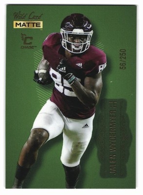 2022 Wild Card Matte Jalen Wydermyer Rookie Texas A&M 56/250 #MB-56