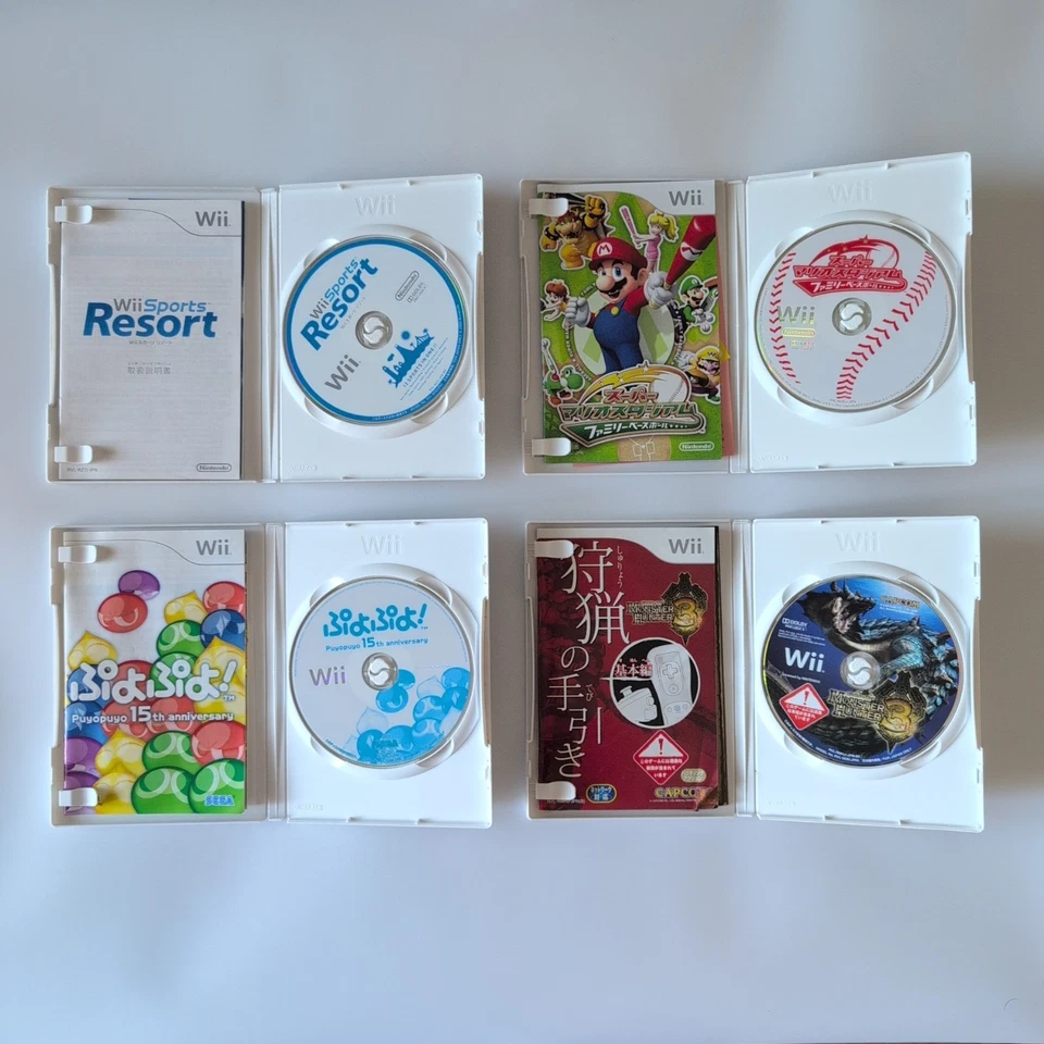 Lot of 8 Games Nintendo Wii NTSC-J Japanese Tested - Image 4 of 4