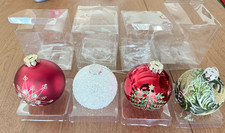 Christmas Holiday Decorative Ornament 4 inch Balls New