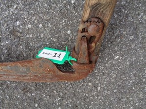 Wood Handle Scythe Sickle - 60" Handle - 26" Blade