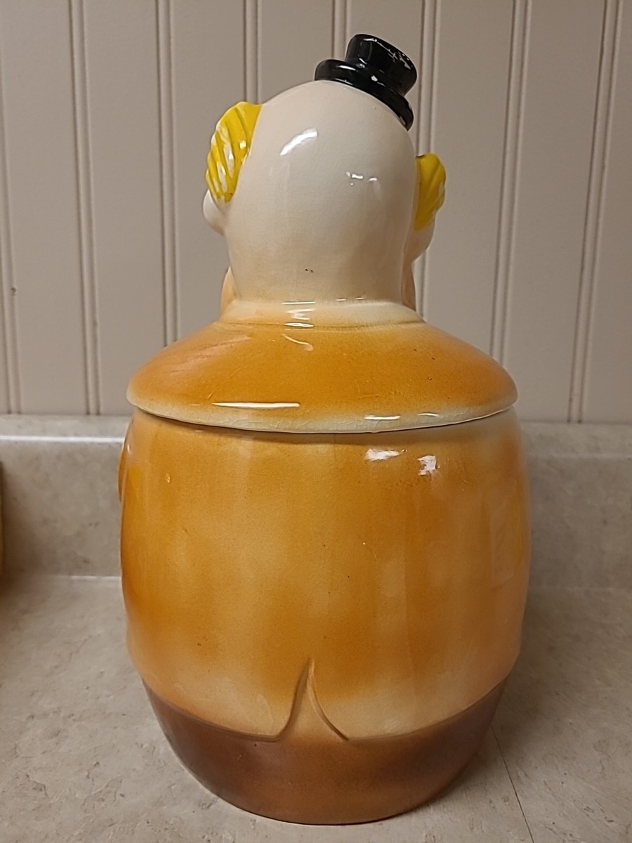 McCoy Pottery 1940s Vintage Clown Cookie Jar | eBay