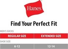 Hanes Men'S Double Tough Crew Socks, 12-Pair Pack size 6-12 shoe size