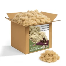 Hemp Stuff Hemp Fiber Fill - Midwest Grown and processed Organic. Made in USA