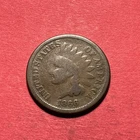 (1) Beautiful Antique 1866 Indian Head Cent/Penny G-GOOD BETTER DATE