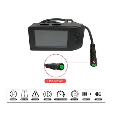 Für Bafang Elektrofahrrad Zubehör 500C Farbdisplay kompatibel mit Modellen
