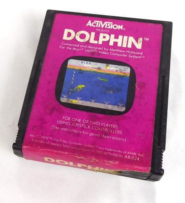 Atari 2600 Spiel -- DOLPHIN (Activision) -- VCS - siehe Bild