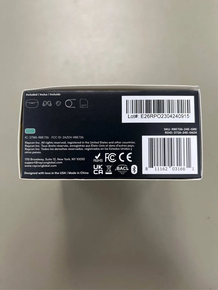 Raycon The Everyday Bluetooth Earbuds, True Wireless with Charging Case and Micr - Image 3 of 3