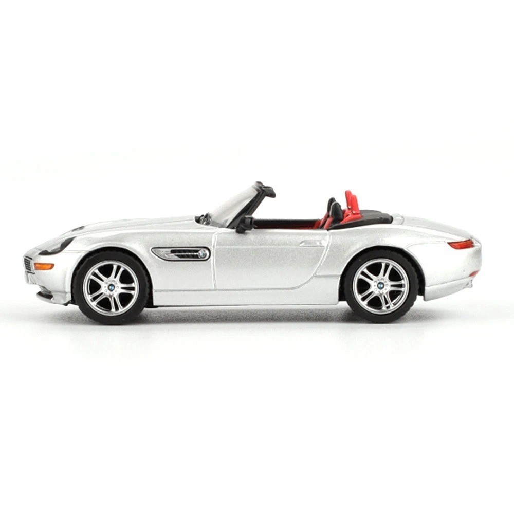 Mini GT BMW Z8 Roadster 1:64 Silver Diecast Model Car MGT00998-P11