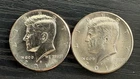 2016 P-D Kennedy Half Dollar 50c CLAD AU Coins (2) - ME5262