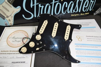 ''EASY RIDER'' Fender Hot Wired Player Loaded Stratocaster Pickguard POWERSHIFTER 