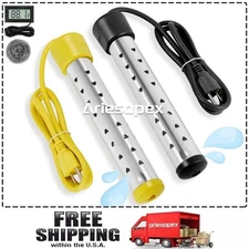 2000W Immersion Heater, Portable Electric Water Heater Fast Heating for Buckets