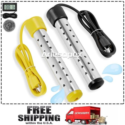 #ad 2000W Immersion Heater Portable Electric Water Heater Fast Heating for Buckets $16.89