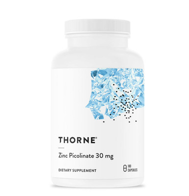 Thorne Zinc Picolinate 30mg - 180 Servings EXP 2027