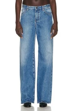 THE ROW BLUE EGLITTA JEAN SIZE 4 STRAIGHT LEG