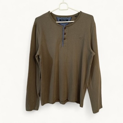 Marc O'Polo Men's Brown Cotton Sweater, Size M