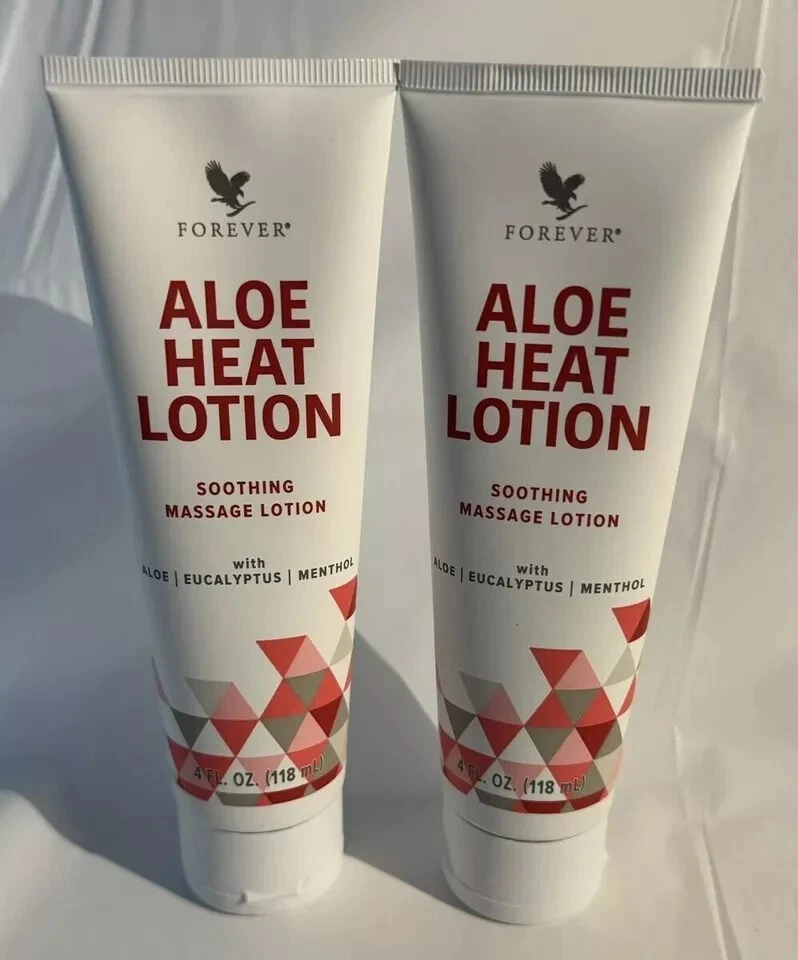 2x Forever Living Aloe HEAT LOTION 118ml Beruhigende Massagelotion... - Bild 3 von 4