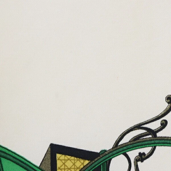 HERMÈS B Hermes Sciarpa Carrozza 90 Les Voitures A Trasformazione Cappuccio Pieghevole Carrozza Bl