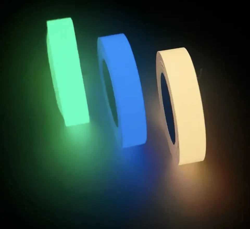 3m Glow In The Dark Sticky Tape Self Adhesive Luminous Safety Film Sticker Roll - Image 2 of 4