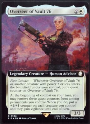 Overseer of Vault 76 - 368 Extended Foil MTG Fallout