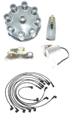 DISTRIBUTOR CAP ROTOR POINTS CONDENSER FORD MERCURY EDSEL 6 CYLINDER FORD 144 17