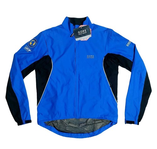 Gore Bike Wear Cycling Jacket Blue Windstopper Full Zip S READ | eBay
