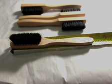 Wood handle Cleaning Brush / Small Scrub Brush for Cleaning 4 pcs 5-3/4" x 5/8
