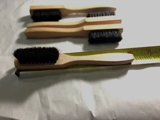 Wood handle Cleaning Brush / Small Scrub Brush for Cleaning (4 pcs) 5-3/4" x 5/8