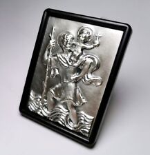 Christophorus Plakette selbstklebend und Magnetisch Gold/Silber-Ausführung HP