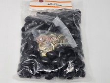 Bulk VTG Zim's Black D-Type Triangle Plastic Animal Dog Safety Nose 28mm Crafts