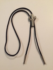 cactus bolo tie
