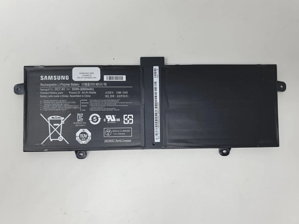 Samsung ChromeBook 550C XE550C22 Battery AA-PLYN4AN DC7.4V 6800mAh Genuine - Image 2 of 4