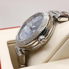 Omega De Ville Ladymatic Diamonds Blue Dial Ladies Watch 425.35.34.20.57.002 4