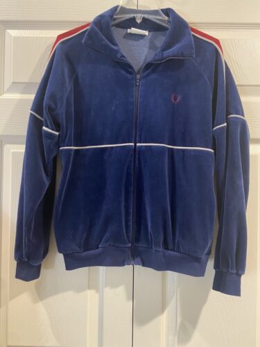 VINTAGE FRED PERRY VELOUR TRACKSUIT SPORTSWEAR Siz