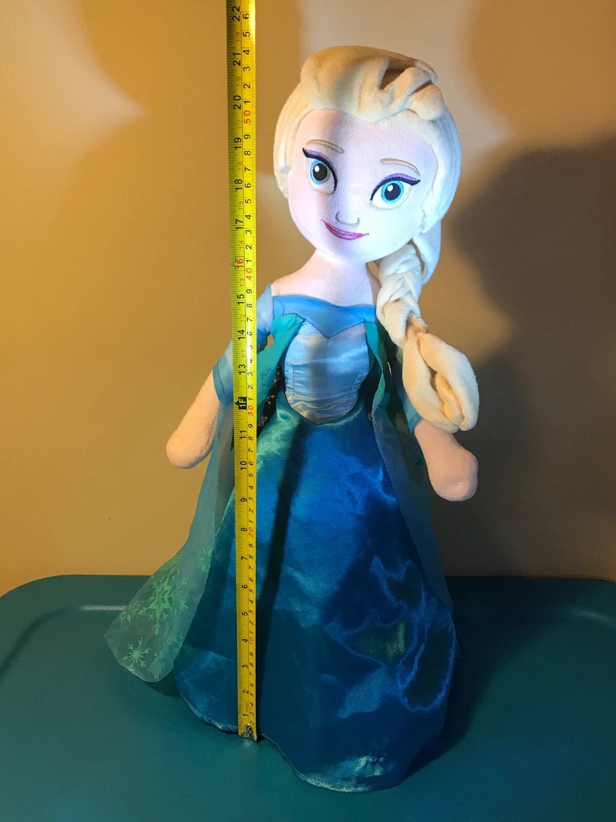 Large elsa plush doll deals