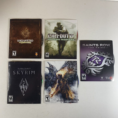 PS3 Lot - Skyrim, Saints Row, Dungeon Siege III, Uncharted, Call of Duty 4