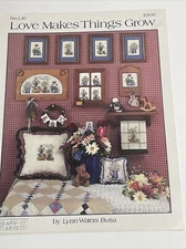 Graph It Arts Love Makes Things Grow Flowers Cross Stitch Pattern
