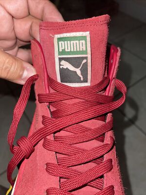 Puma Red High-Top Sneakers with Textured Upper Sz 11 Shop Red, White Boys Puma Slipstream Hi Ain main image 4