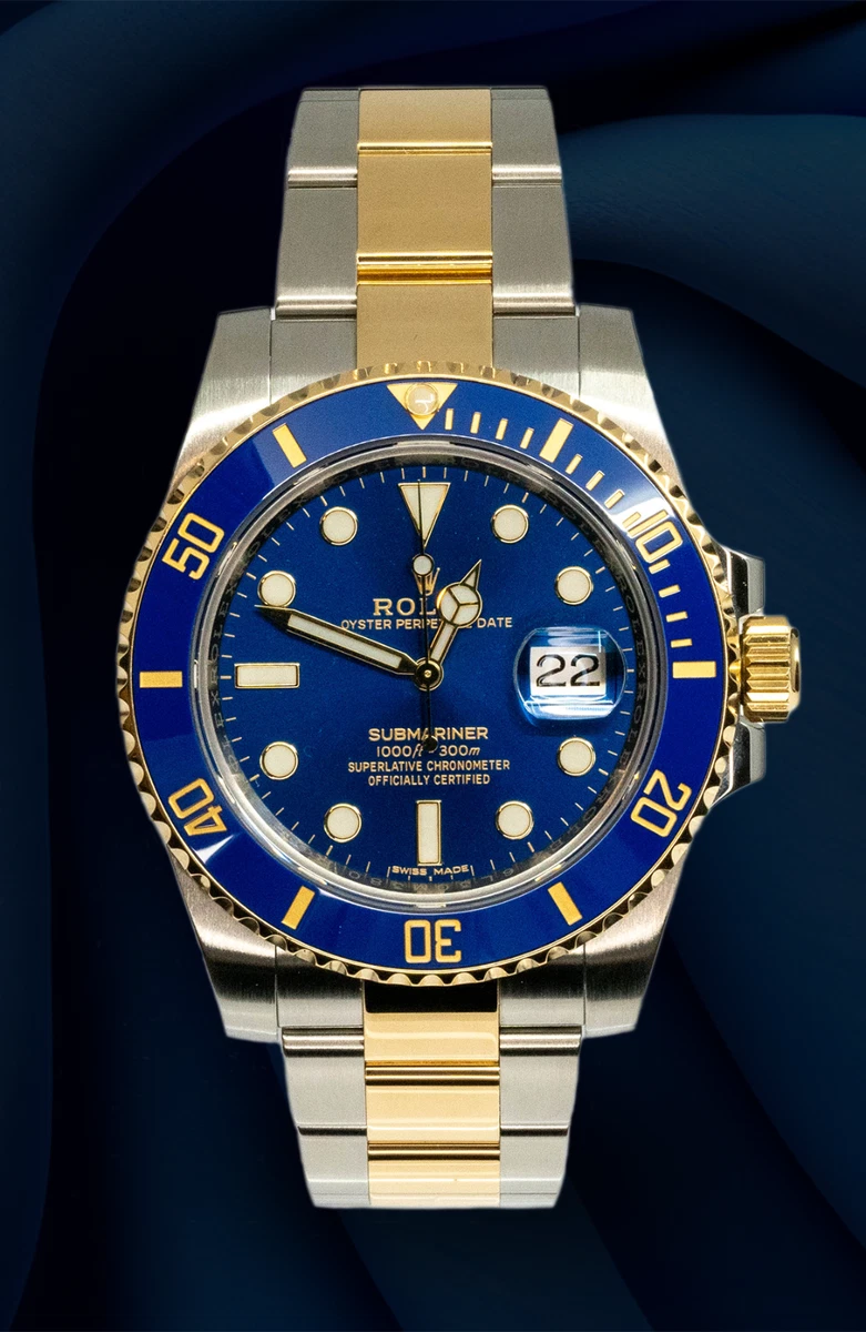 Rolex 116613LB – Submariner Date with Blue Dial | eBay