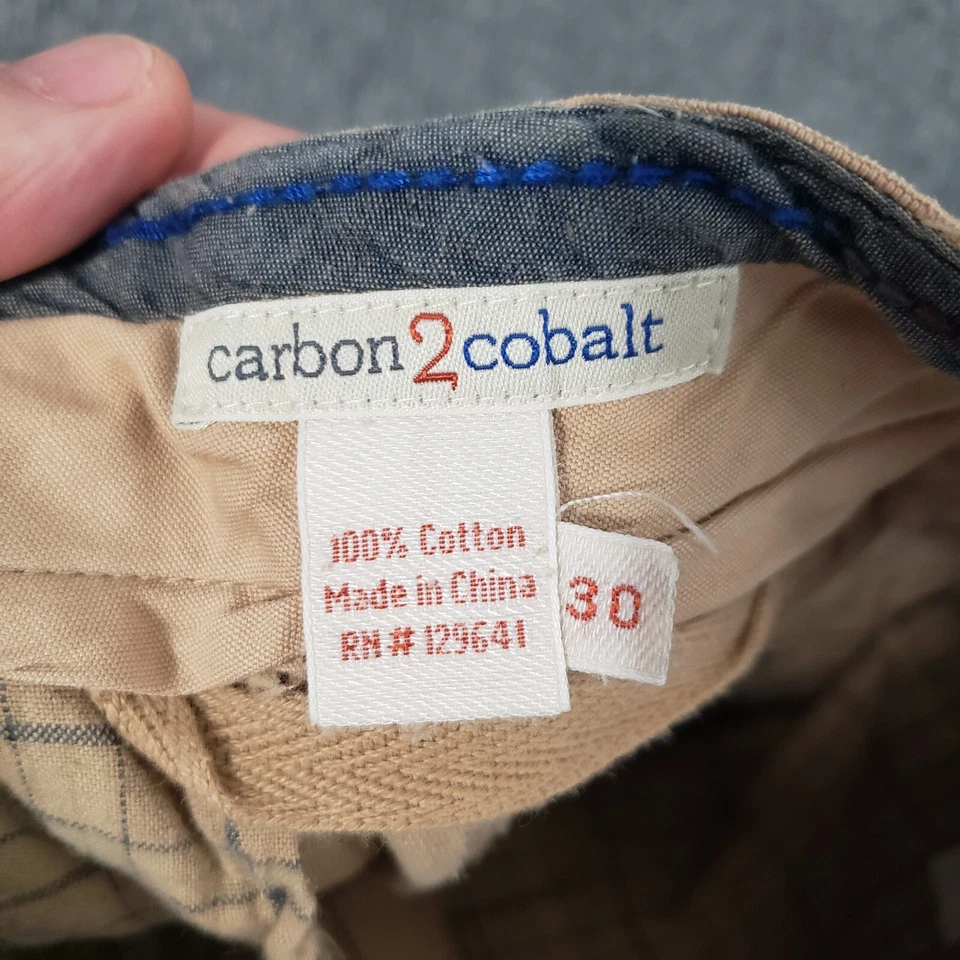 Carbono 2 Cobalto Corte Sobre Caqui Pantalones Hombre 30x32 Tostado Foto 4 de 4