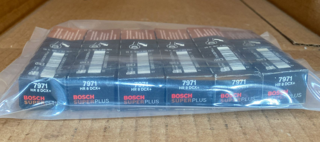 Bosch Super Plus Spark Plug - Set of 6 - #7971 - Fits Ford / Mercury / Pontiac